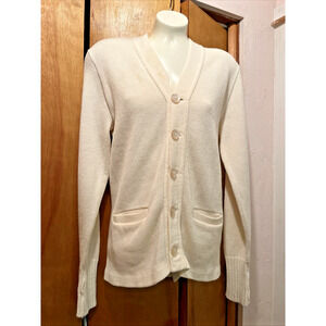 C1960 Bristol Wool Button Down Wool Sweater Lettermans